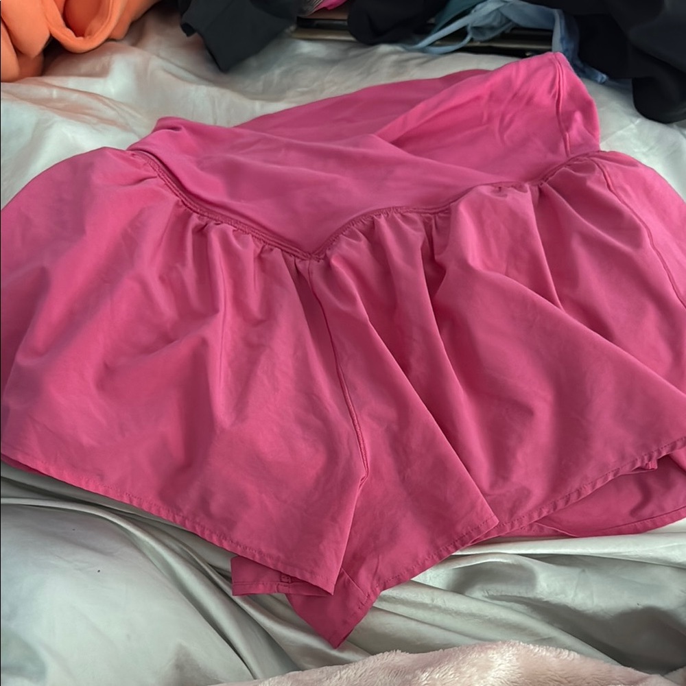 Women's Pink Shorts - Picture 1 of 3